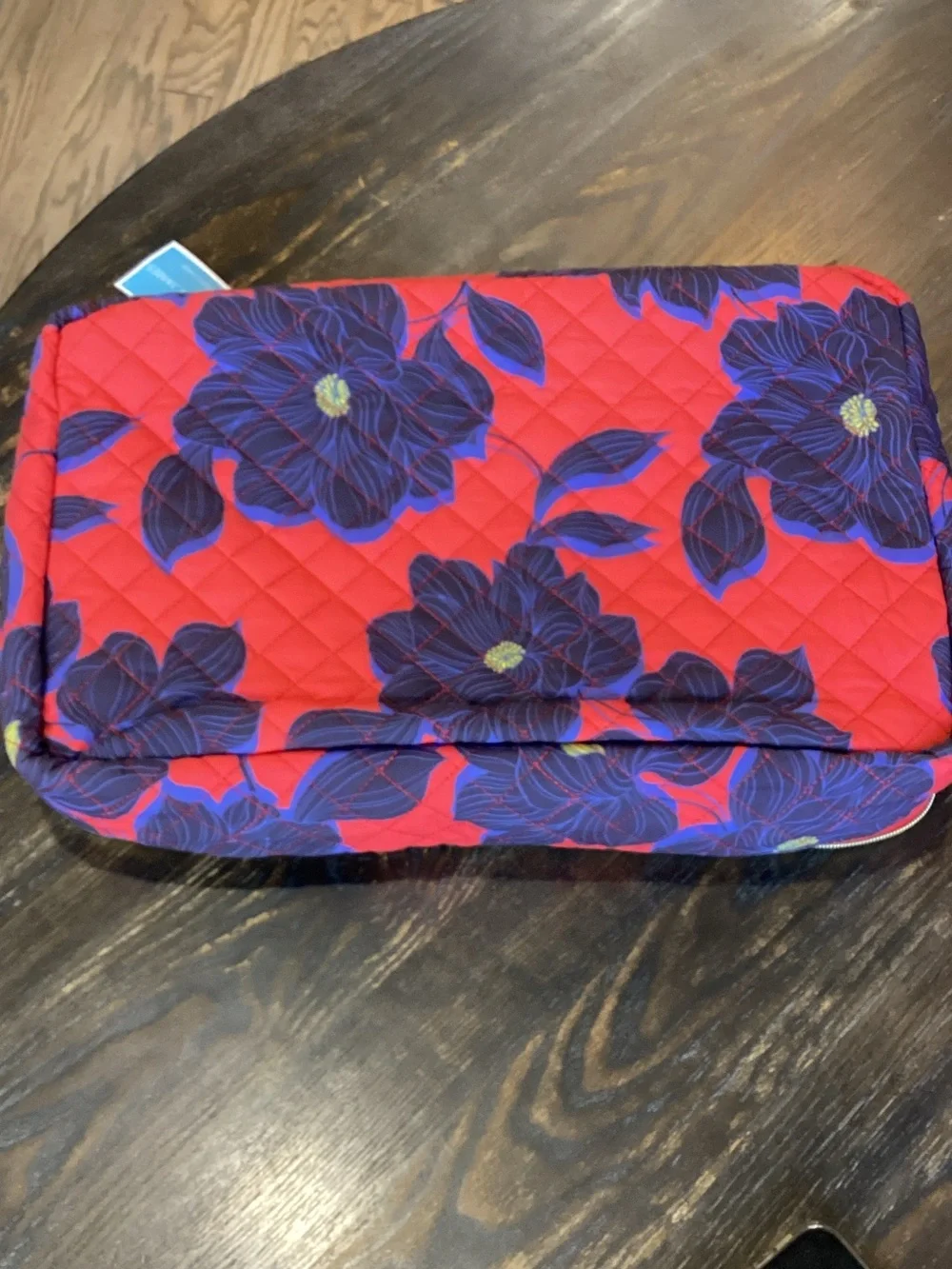 Draper James Magnolia Shadows Red and Blue Quilted Casserole Carrier